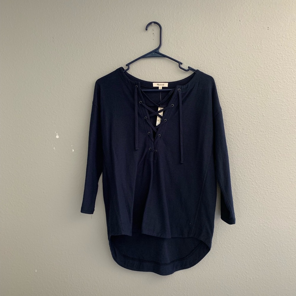 Madewell Lace Up Top